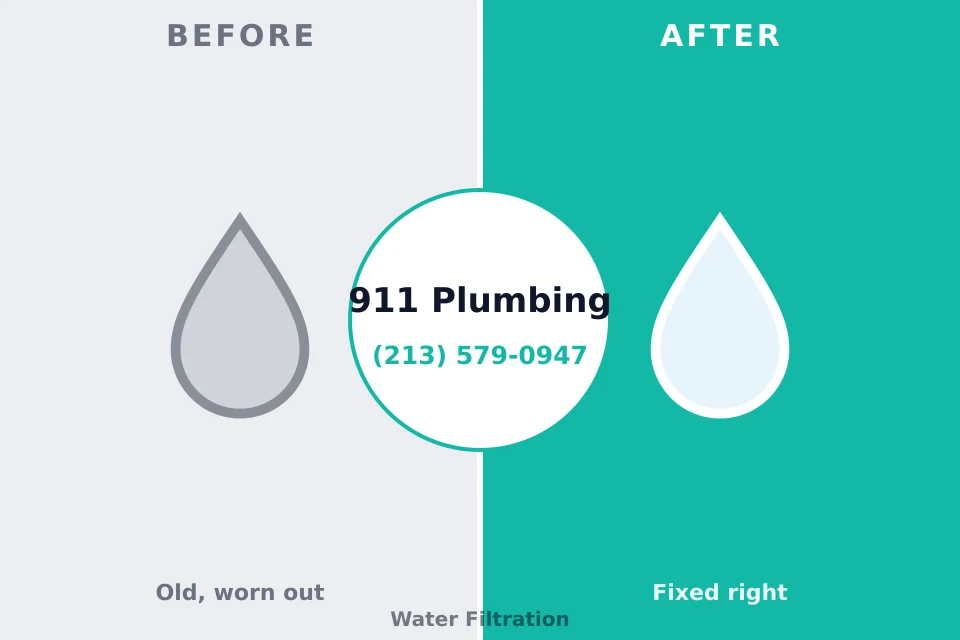 Before and after: plumbing company Pace, FL